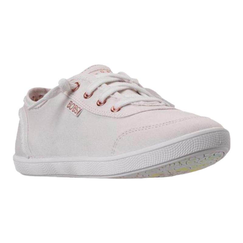 斯凯奇Skechers女鞋休闲鞋帆布鞋单鞋小白鞋BOBS-B Cute运动夏季