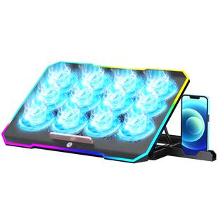 风驰五岳笔记本散热器底座手提电脑降温风扇支架板垫压风式水冷静音游戏本适用拯救者联想天选外星人华硕ROG