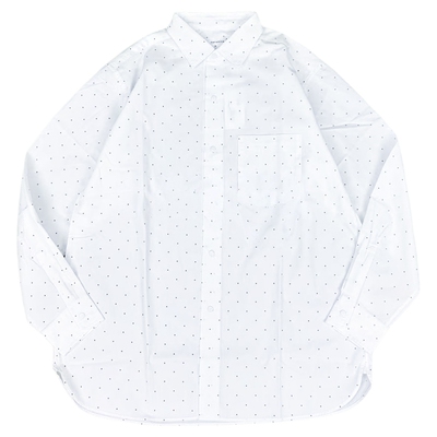NANAMICA波点宽松长袖衬衫26AW