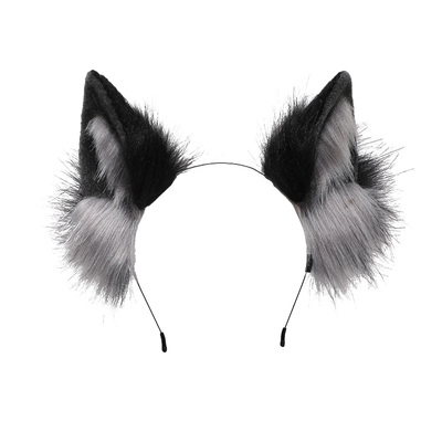 手作头饰毛绒兽耳头饰三坑少女