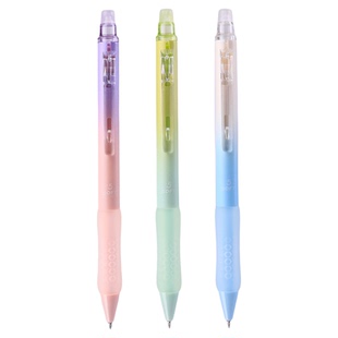 晨光可擦中性笔小学专用热敏可擦中性笔按动三年级学生用晶蓝黑色0.5柔软护套摩易擦圆珠笔五年级高颜值水笔