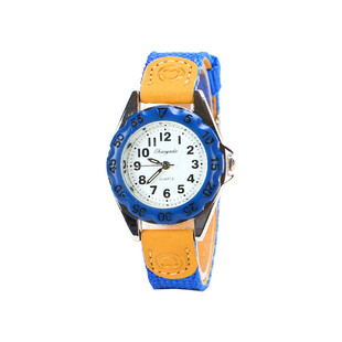 帆布表带中小学生儿童手表男孩女孩防水男童女童电子石英表韩版潮