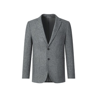 SHANSHAN杉杉品牌羊毛西装外套男商务2025秋季新款中年休闲西服男