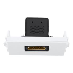 绿联 hdmi面板86型插座模块4K高清线电脑电视多媒体2.0暗装免焊接