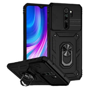 适用红米note8pro手机壳军工级防摔Redmi note8pro保护套新款推窗滑盖镜头nt8por磁吸一体指环支架全包潮外壳