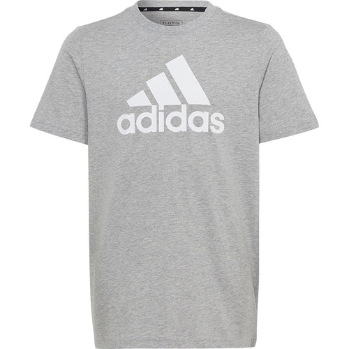 Adidas/阿迪达斯正品2025夏季款大童日常针织休闲短袖HR6379