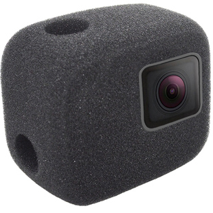 适用gopro5/6/7防风罩收音降风燥保护兔笼防摔框ND减光滤镜配件