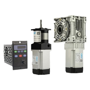 伺服电机控制驱动一体400W750W1KW行星80无刷涡轮蜗杆减速机套装