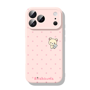 适用苹果17pro手机壳轻松熊iphone16液态硅胶13promax磁吸充电ip15外壳轻松熊14Pro手机套air情侣12pm防摔11