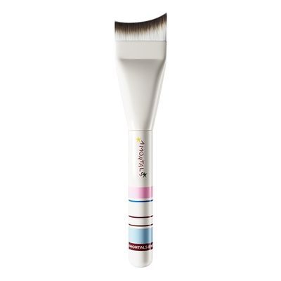 尔木萄月牙形粉底刷超薄扁头遮瑕粉底液刀锋无痕不吃粉专用化妆刷