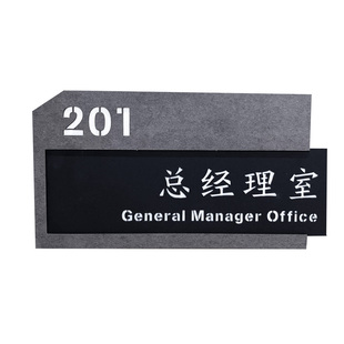 科室牌办公室可抽拉更换公司部门指示牌门牌定制门号牌数字牌创意