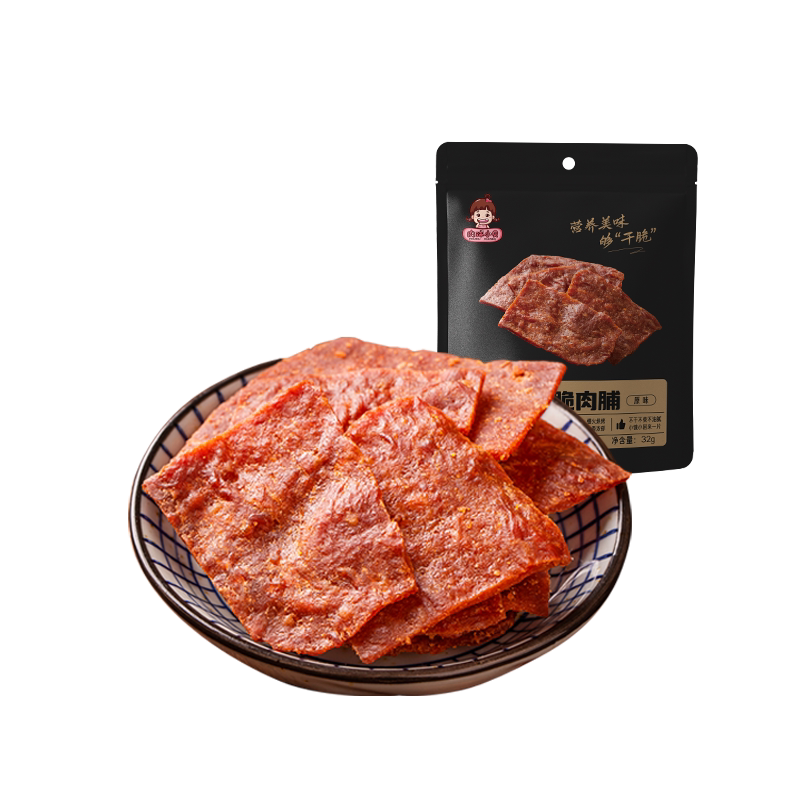 肉球小贝酥脆肉脯袋装