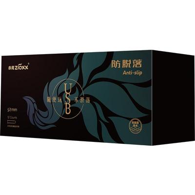 赤尾官方正品防滑脱USB避孕套玻尿酸超薄裸入旗舰店安全套男用byt