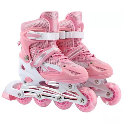 可调溜冰鞋儿童套装单排新款旱冰