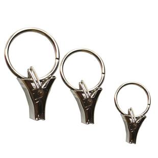 开口窗帘环窗帘圈 开口挂圈挂环 罗马圈 开口圈 窗帘夹子挂钩包邮