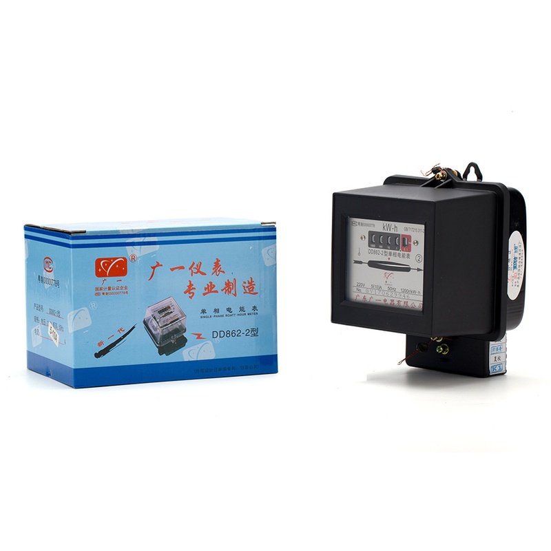 单相机械电表电子式计量家用智能电度表出租房220v空调防偷电仪表