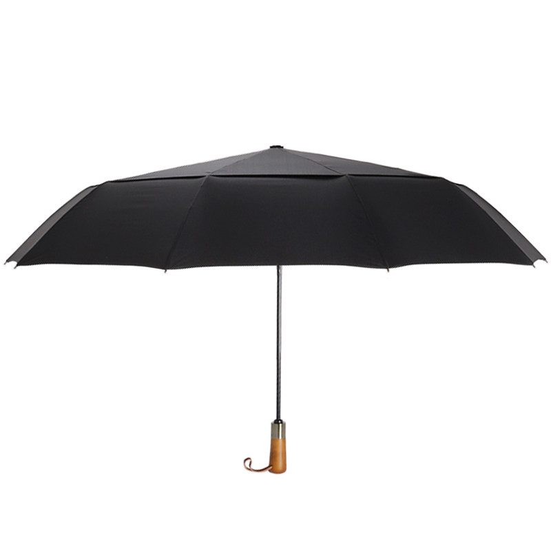 十骨加大号双层抗风简约帅气雨伞