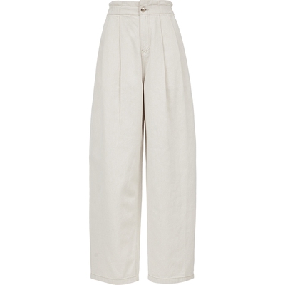 ONLY高腰宽松阔腿裤长裤牛仔裤