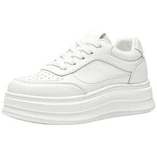 回力厚底小白鞋女款2026新款爆款女鞋内增高小个子不累脚白色板鞋