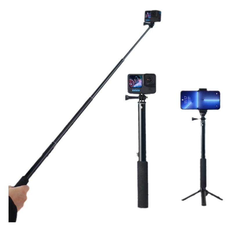 适用GoPro13/12/11运动相机自拍杆大疆action5pro/4/3延长杆手机单反Vlog摄影拍摄直播三脚架手机