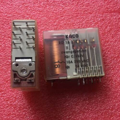 议价现货KACO  RD 18 330 S701 24VDC正品继电器10A 250VAC