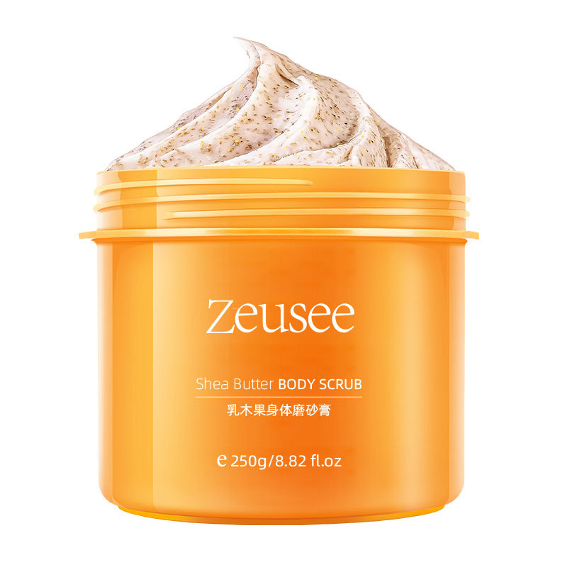 乳木果身体磨砂膏细腻微粒全身护理温和清洁老旧角质改善肌肤粗糙
