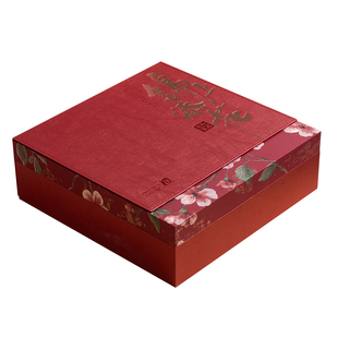 锦上添花溯源燕窝包装盒高档纸盒花旗海参石斛通用四拼空礼品盒子