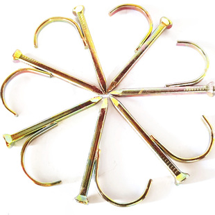 水管钩钉勾钉 管卡钉钩卡扣PVC固定管钉20加长水泥码钢钉4分6分25