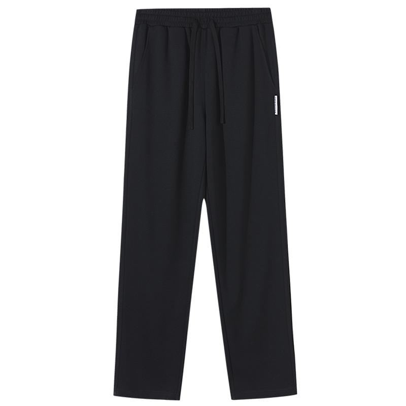 美特斯邦威休闲裤男秋冬季款舒适时尚纯色百搭舒适直筒运动长裤