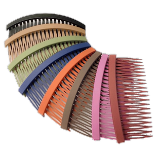 毛发碎发整理神器发卡女2024新款发饰发梳插梳大号前额刘海梳头饰