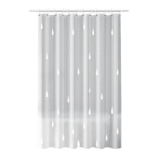 浴室浴帘子干湿分离卫生间淋浴隔断防水布防霉挡水免打孔洗澡速干