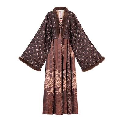 唐法门寺披袄齐胸裙冬季加厚套装