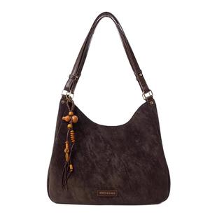 稻草人包包女包2026新款时尚单肩包撞色复古托特包百搭手提包正品