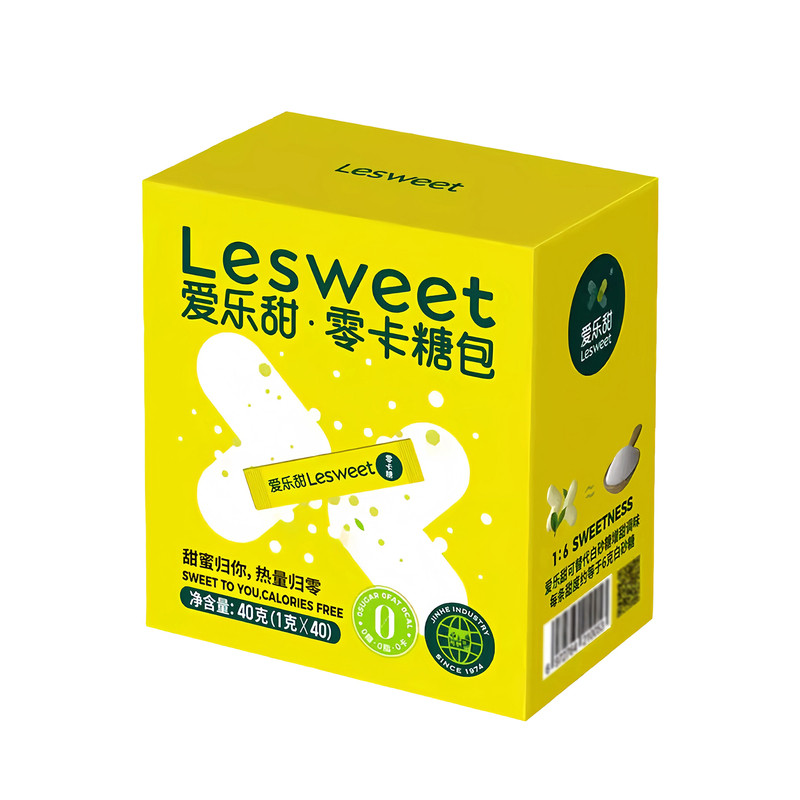 爱乐甜0零卡糖6倍甜代糖1gx40支独立包装咖啡奶茶饮品专用木糖醇