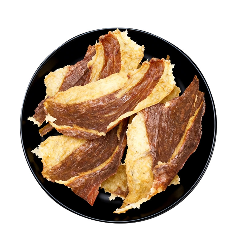 牛胸口脆片肥瘦相间炭烤牛肉零食拌薯片牛油爆汁解馋酥脆开袋即食