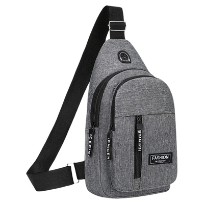 时尚潮流轻便简约百搭男士斜肩包