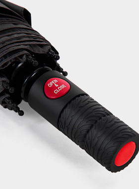 红色伞架全自动折叠雨伞男潮个性创意男士学生帅气遮阳伞晴雨两用