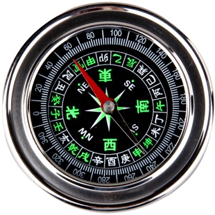指南针儿童小学生用二年级教具户外运动便携指北针高精度罗盘玩具