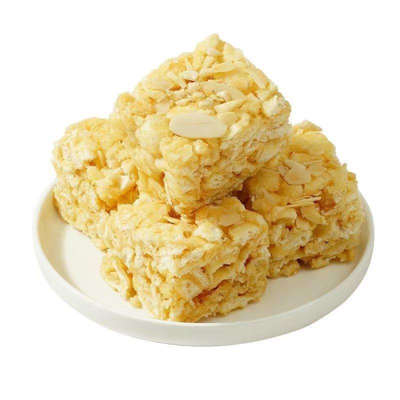 榄仁沙琪玛手工萨其马杏仁坚果椰肉零食糕点盒装早餐传统下午茶