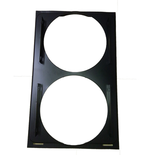 货车空调改装冷凝器散热电子扇风扇铁罩汽车空调配件双风扇罩包邮