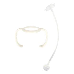 适配贝亲标准口径奶瓶配件手柄吸管鸭嘴奶嘴标口玻璃PPSU透明盖帽