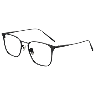 境晰设计师款纯钛眼镜框近视眼镜男士复古可配度数防蓝光镜架方框