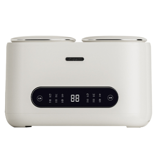 拜飞全自动双桶内衣内裤袜子洗衣机洗脱一体机双仓清洁自动洗高温