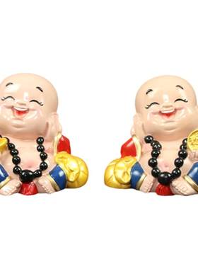 五福临门大肚弥勒佛家居汽车饰品