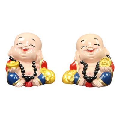 五福临门大肚弥勒佛家居汽车饰品