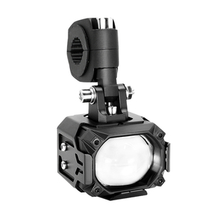 石栏摩托车射灯电动车铺路灯远近光爆闪LED切线透镜辅助灯GT20MAX