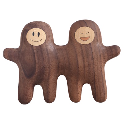 山舍senser实木黑胡桃木按摩梳