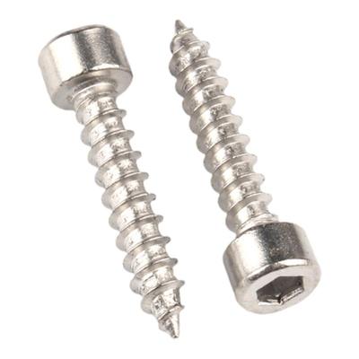镀镍圆柱头内六角自攻螺丝钉