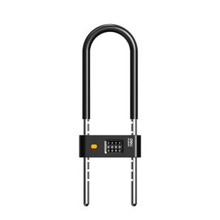 得力密码锁u型锁锁门挂锁玻璃门商铺家用门锁老式防水防锈防盗砸