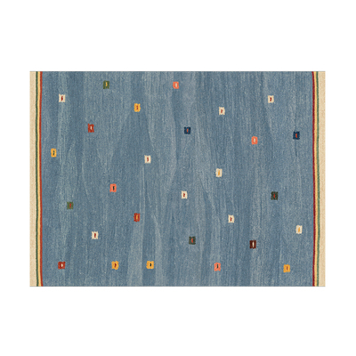 CCFARTS可拆洗地毯蓝色中古